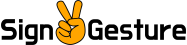 Sign Gesture Logo